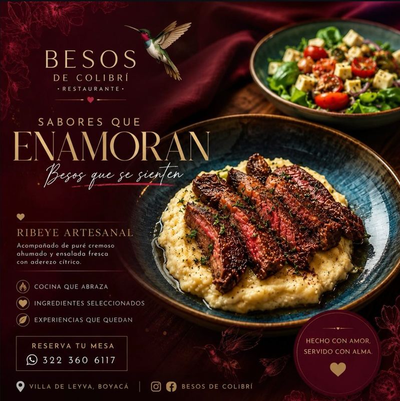 Ribeye artesanal Besos de Colibrí